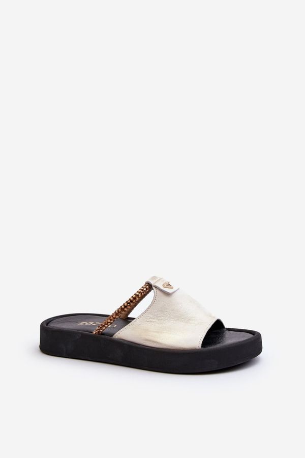 Zazoo Leather Women's Sandals Zazoo 2659/005 Silver