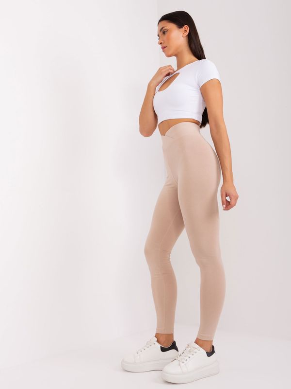 RUE PARIS Leggings-LO-LG-LK-523.02-beige