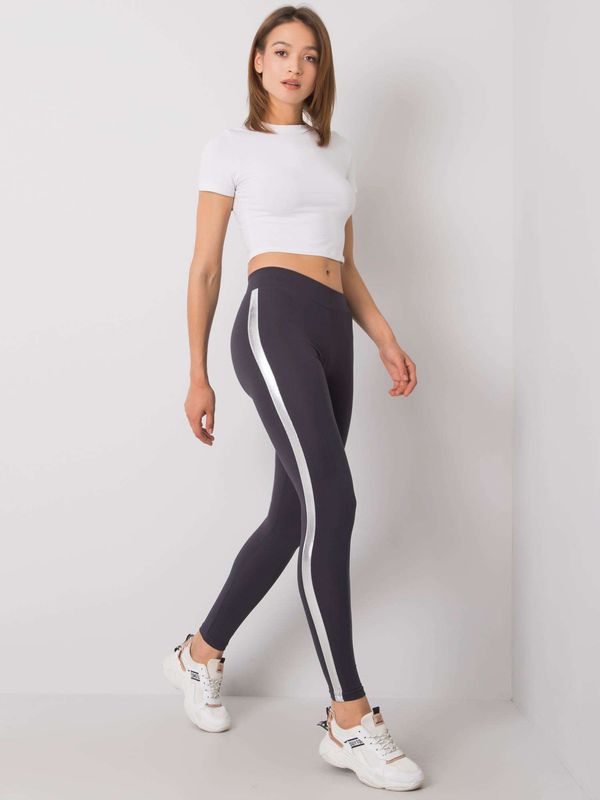 RUE PARIS Leggings-RV-LG-R4766.06-dark gray