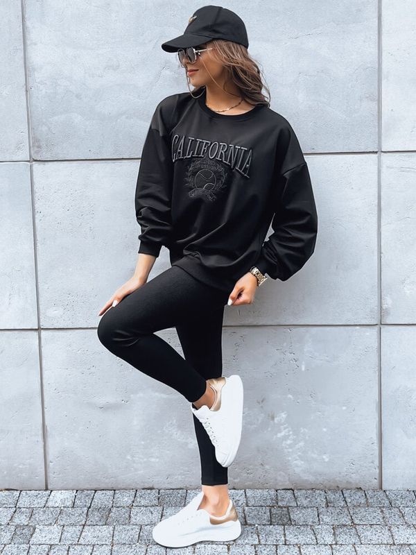 DStreet Legginsy damskie CALIFORNIA TEAM czarne Dstreet