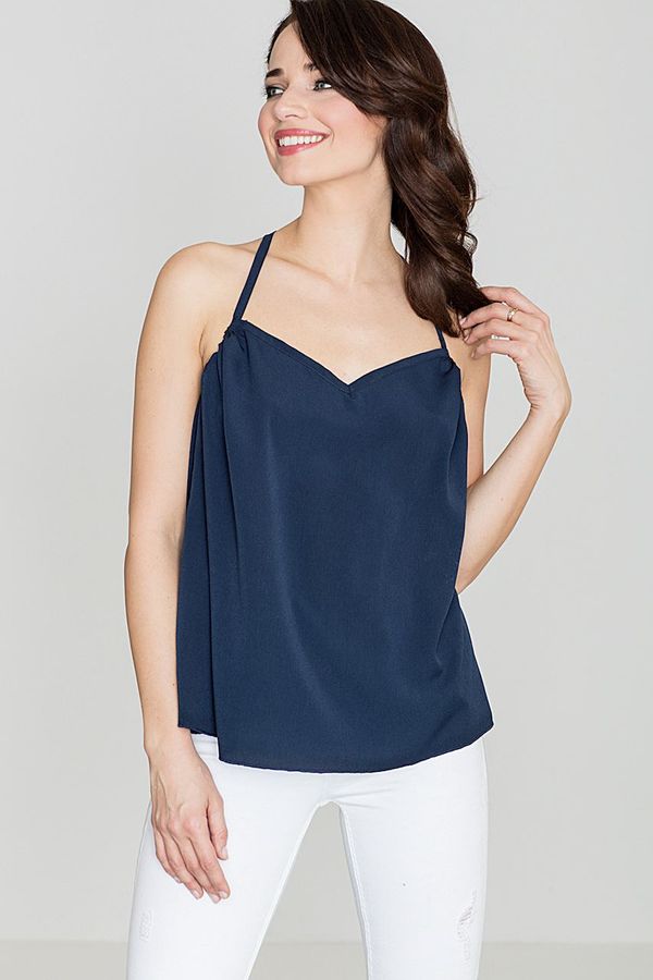 Lenitif Lenitif Woman's Blouse K392 Navy Blue