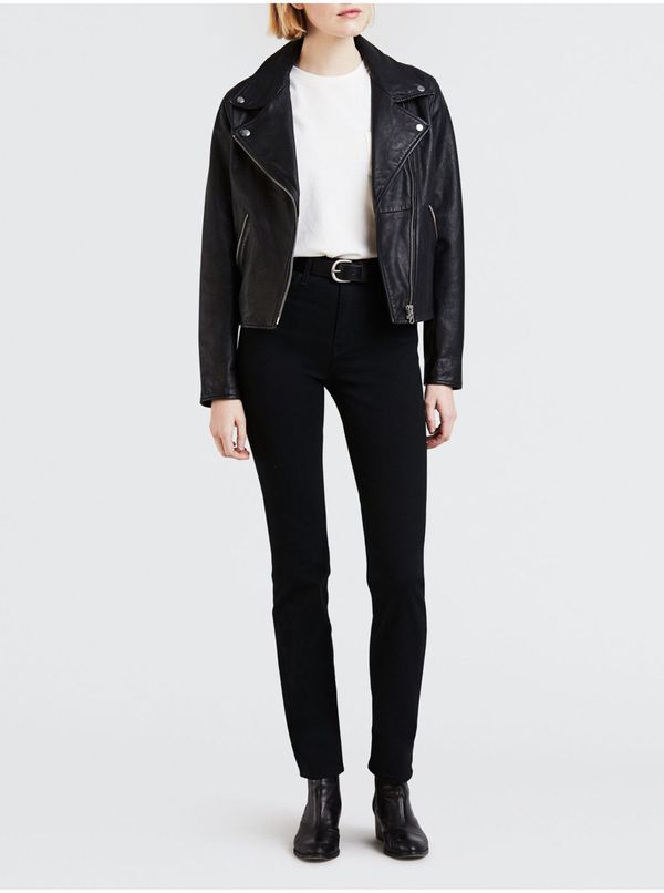 Levi's® Levi&#39;s Black Women&#39;s Straight Fit Jeans Levi&#39;s® 724 - Women&#39;s