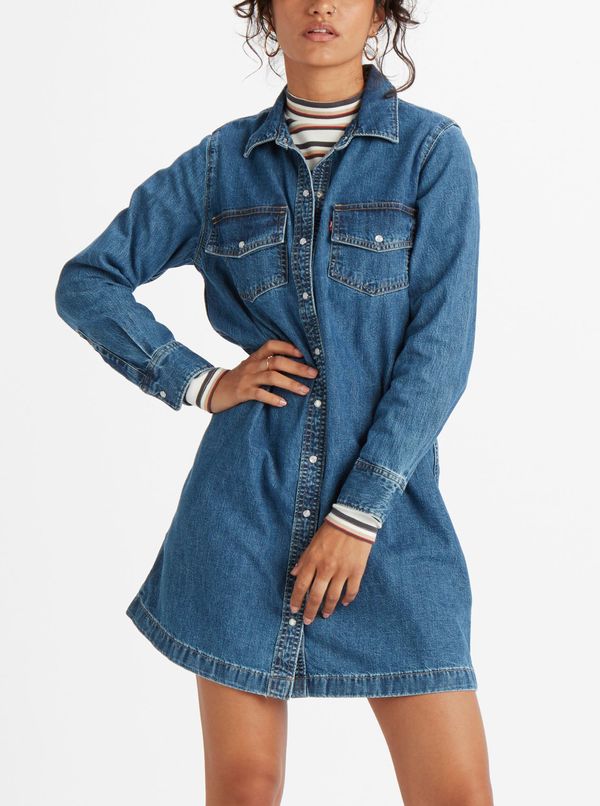 Levi's® Levi&#39;s Blue Women&#39;s Denim Shirt Dress - Women&#39;s®