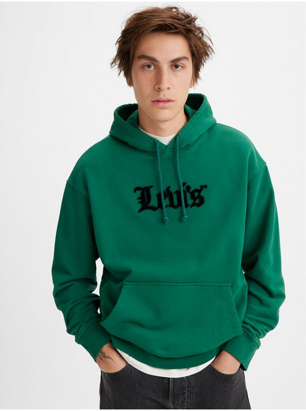 Levi's® Levi&#39;s Green Mens Sweatshirt Levi&#39;s® Relaxed Graphic after Olde Englis - Men