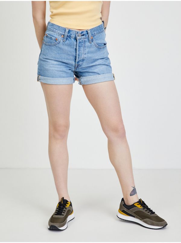 Levi's® Levi&#39;s Light blue women&#39;s denim shorts Levi&#39;s - Women&#39;s®