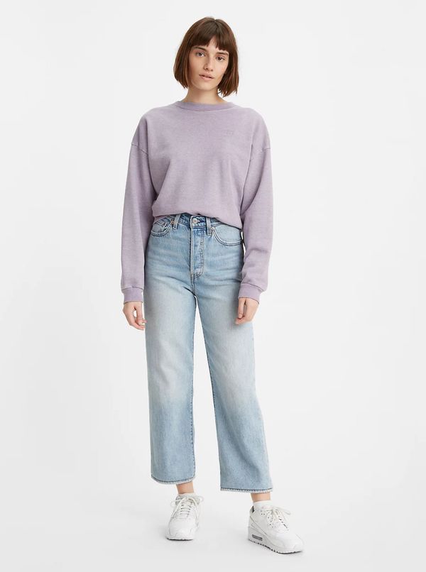 Levi's® Levi&#39;s Light blue women&#39;s straight fit jeans Levi&#39;s® Ribcage - Women&#39;s