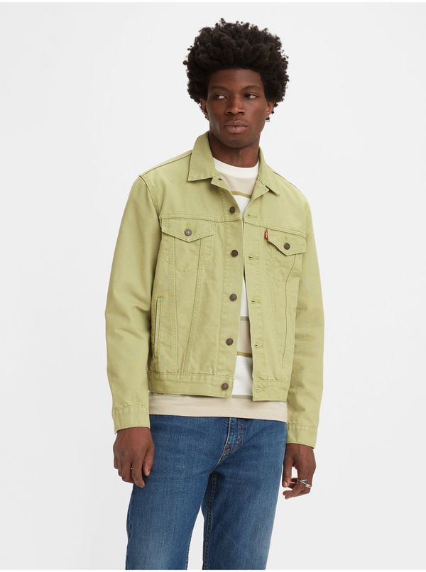 Levi's® Levi&#39;s Light green men&#39;s denim jacket Levi&#39;s® Trucker - Men&#39;s