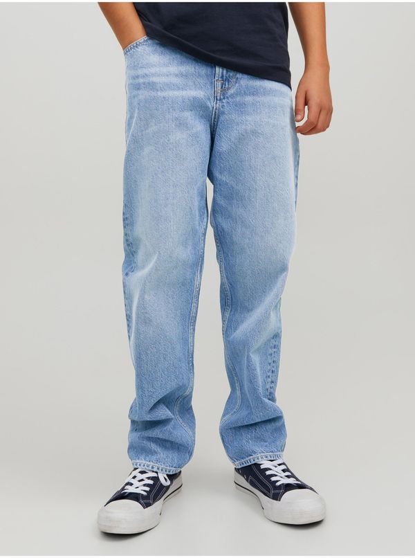 Jack & Jones Light blue boys' straight fit jeans Jack & Jones Chris - Boys