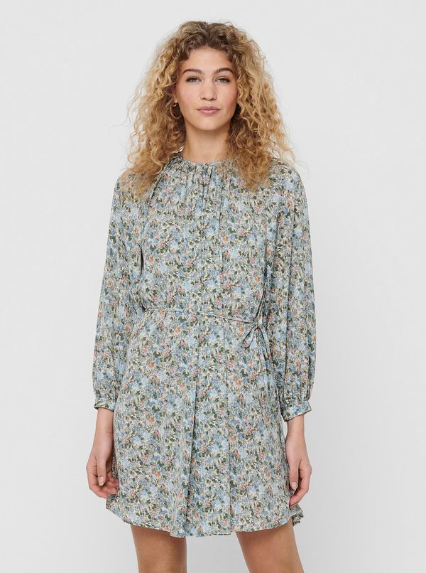 Only Light blue floral loose dress ONLY Kendall - Women