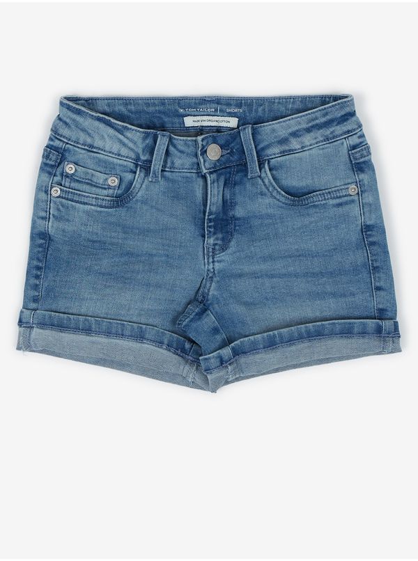 Tom Tailor Light Blue Girly Denim Shorts Tom Tailor - Girls