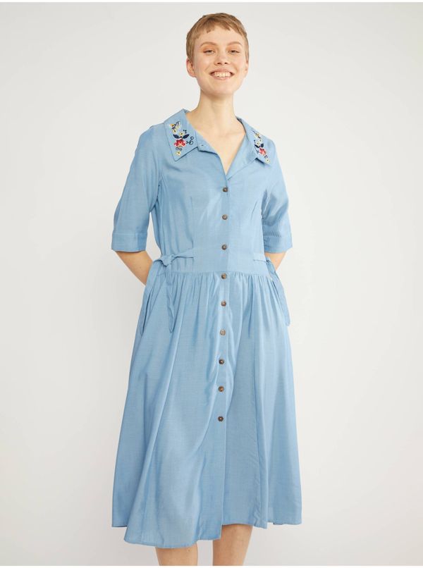 Blutsgeschwister Light blue Ladies Shirt Dress Blutsgeschwister - Women