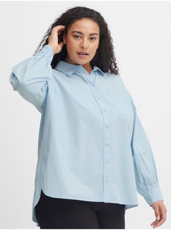 Fransa Light blue Ladies Shirt Fransa - Women