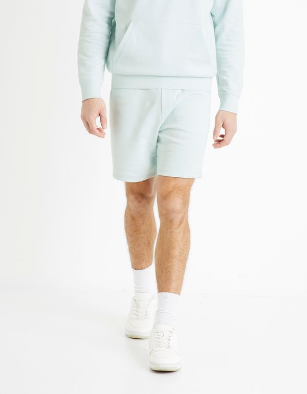 Celio Light blue men's tracksuit shorts Celio Toshort