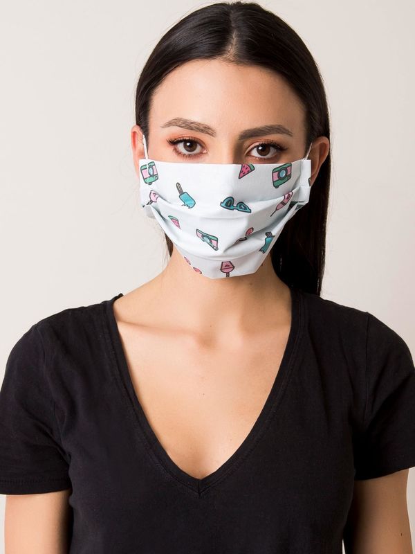 Fashionhunters Light blue protective mask