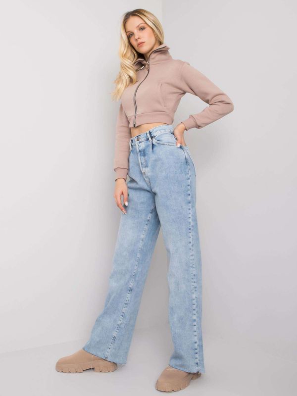 Fashionhunters Light blue straight jeans from Caroline RUE PARIS