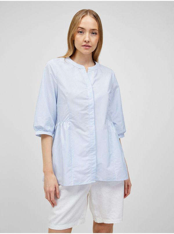Only Light blue striped blouse ONLY Gale - Ladies