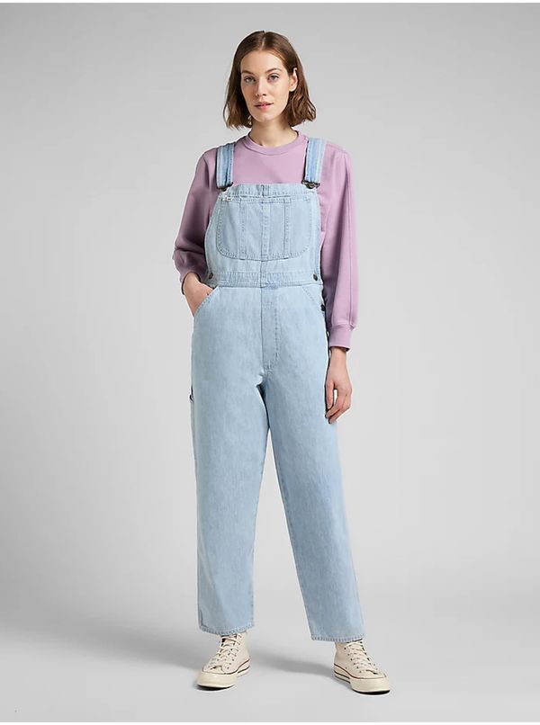 Lee Light Blue Women's Denim Pants with Bib Lee - Women