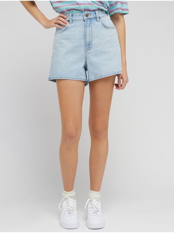 Lee Light Blue Womens Denim Shorts Lee - Women