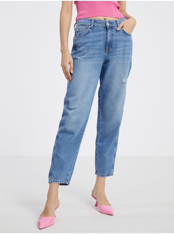 Only Light blue women's mom jeans ONLY Troy - Women