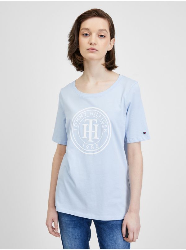 Tommy Hilfiger Light blue women's T-shirt Tommy Hilfiger - Women