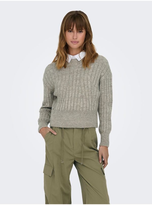 Only Light brown women's sweater ONLY Agnes - Women