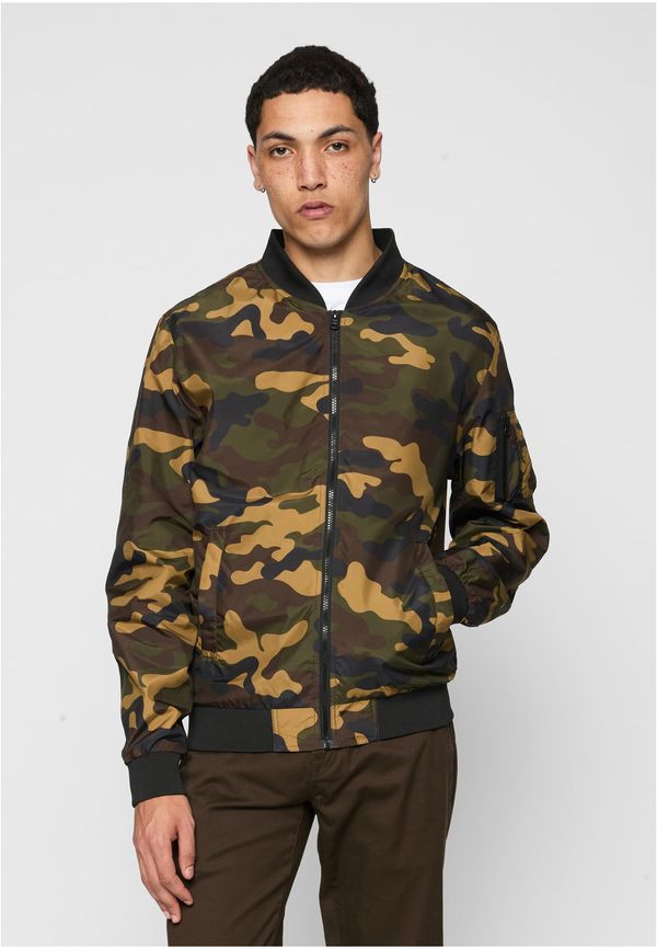 Urban Classics Light Camo Bomber Jacket woodcamo