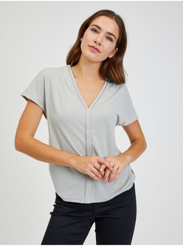 Orsay Light gray women's T-shirt ORSAY - Women