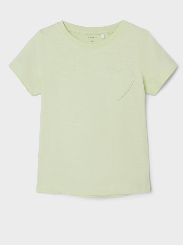 name it Light green girl's t-shirt name it Dorthe