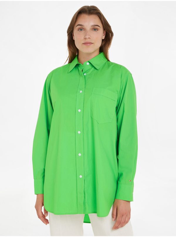 Tommy Hilfiger Light Green Ladies Shirt Tommy Hilfiger - Women