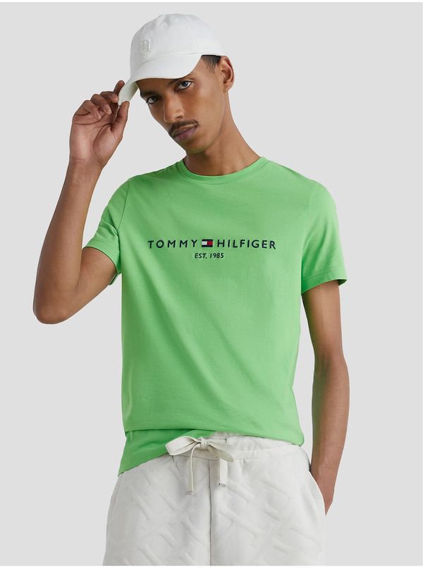 Tommy Hilfiger Light Green Mens T-Shirt Tommy Hilfiger - Men