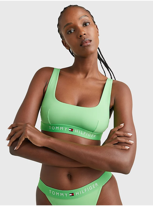 Tommy Hilfiger Light green women's bikini top Tommy Hilfiger Underwear - Women's