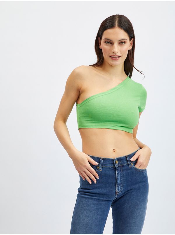 Noisy May Light Green Womens Crop Top Noisy May Nini - Women