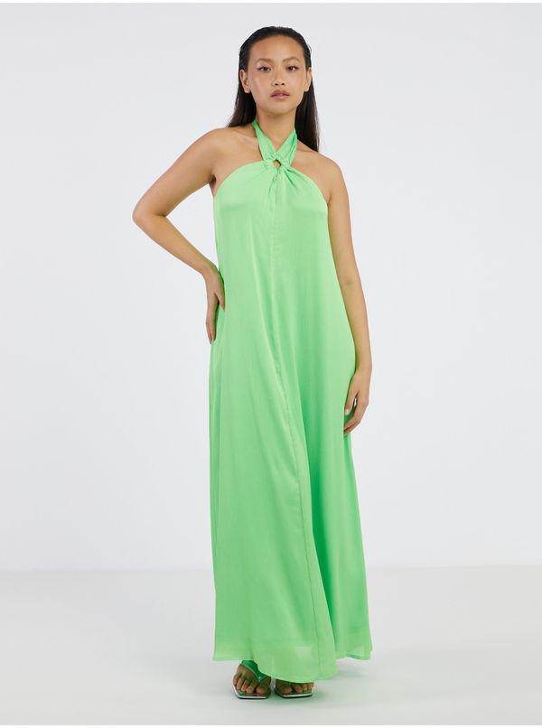 Only Light green women's maxi-dresses ONLY Rikka - Women