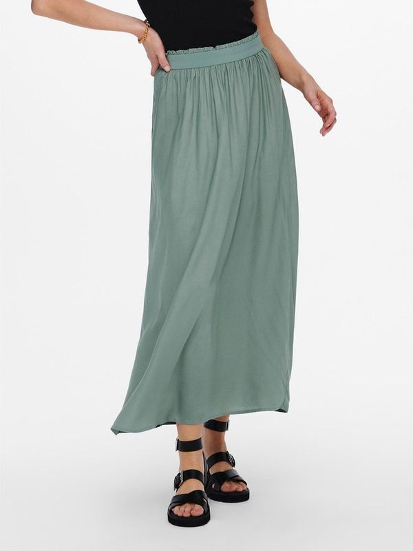 Only Light green women's maxi skirt ONLY Venedig