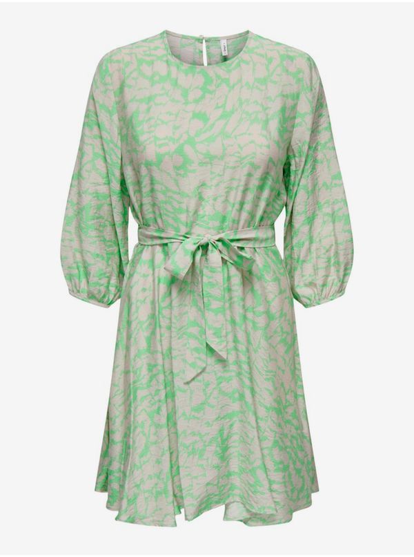 Only Light Green Women's Patterned Dress ONLY Celina - Women