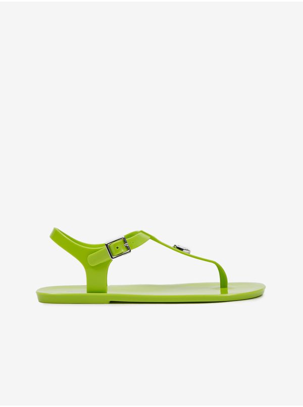 Michael Kors Light green women's sandals Michael Kors Mallory Jelly - Women's