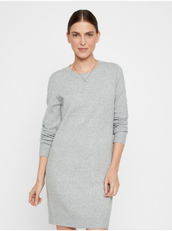 Vero Moda Light grey sweater dress VERO MODA Doffy - Women's