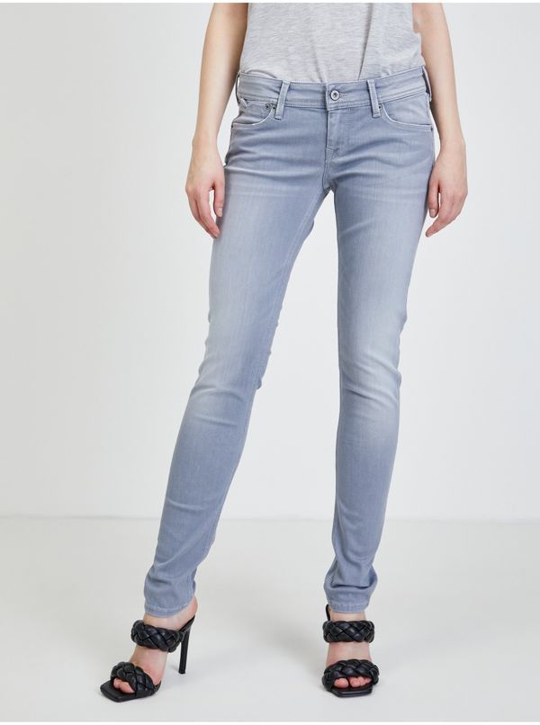 Pepe Jeans Light Grey Womens Skinny Fit Jeans Jeans - Women