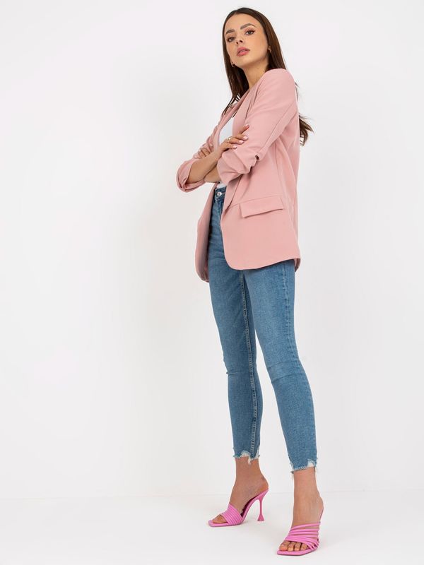 Fashionhunters Light pink elegant jacket from Adéla's suit