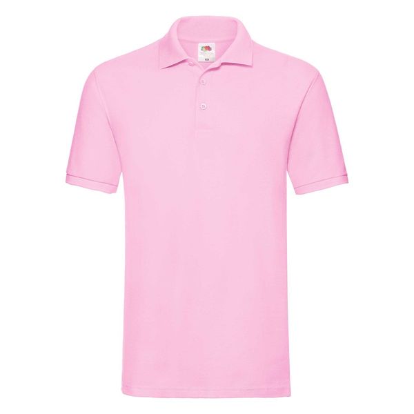 Fruit of the Loom Light pink men's Premium Polo shirt Friut of the Loom