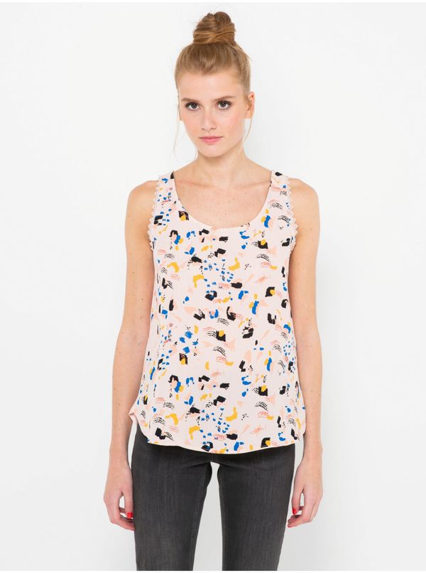 CAMAIEU Light pink patterned top CAMAIEU - Women