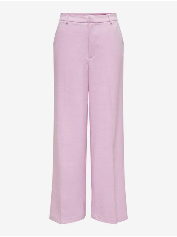 Only Light pink women's pants ONLY Alba - Women