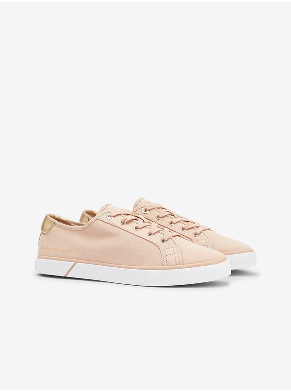 Tommy Hilfiger Light Pink Womens Sneakers Tommy Hilfiger Lace Up Vulc - Women