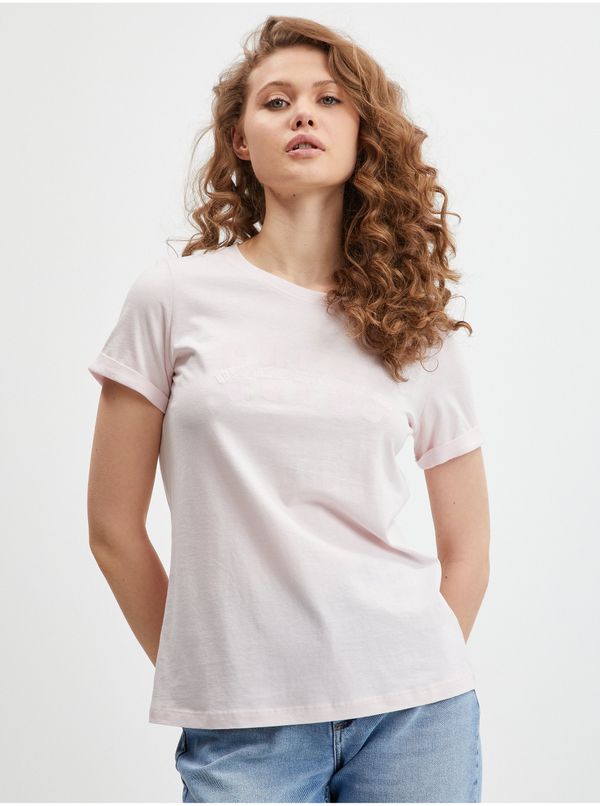 Guess Light pink women's T-shirt Guess Agata - Women