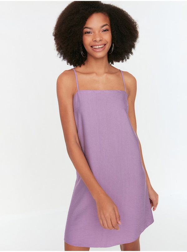 Trendyol Light Purple Women's Strappy Short Dress Trendyol - Women's