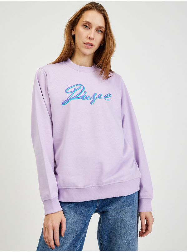 Diesel Light purple women's sweatshirt Diesel Felpa - Women