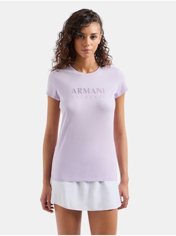 Armani Light purple women's T-shirt Armani Exchange - Women