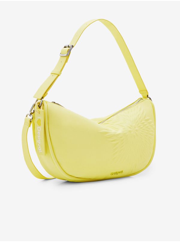 DESIGUAL Light yellow women's handbag Desigual Aquiles Z Sheffield - Women