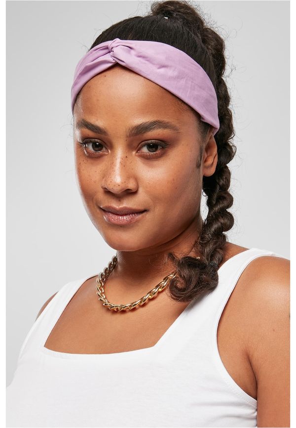 Urban Classics Lightweight basic headband 2-pack lilac/black