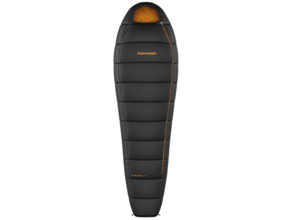 HANNAH Lightweight sleeping bag Hannah SHERPA 300 jet black/inca gold